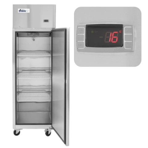 Zamrażarka Gastronomiczna Z Kołami 1-Drzwiowa Hendi 233115