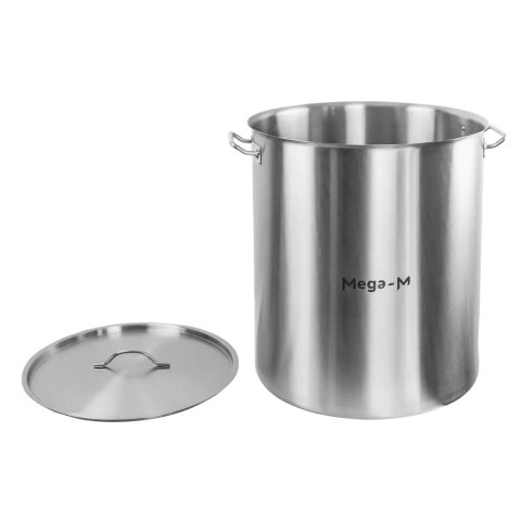 Garnek wysoki inox z pokrywką 115l 50x60 cm MM-B100110