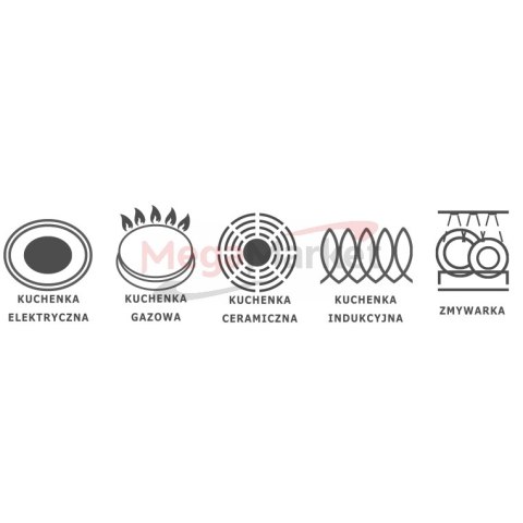 Garnek wysoki inox z pokrywką 115l 50x60 cm MM-B100110