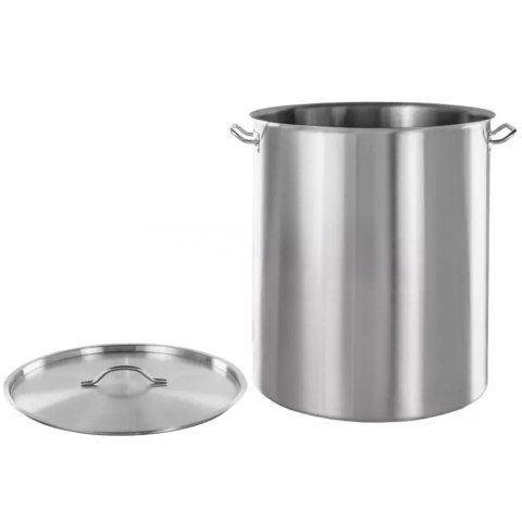 Garnek wysoki inox z pokrywką 115l 50x60 cm MM-B100110