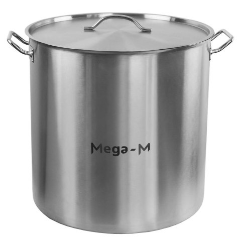 Garnek wysoki inox z pokrywką 130l 55x55 cm MM-B100111