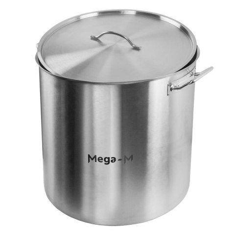 Garnek wysoki inox z pokrywką 130l 55x55 cm MM-B100111