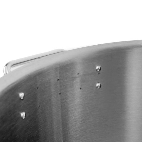 Garnek wysoki inox z pokrywką 130l 55x55 cm MM-B100111