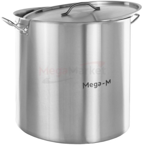 Garnek wysoki inox z pokrywką 130l 55x55 cm MM-B100111