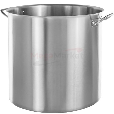 Garnek wysoki inox z pokrywką 130l 55x55 cm MM-B100111