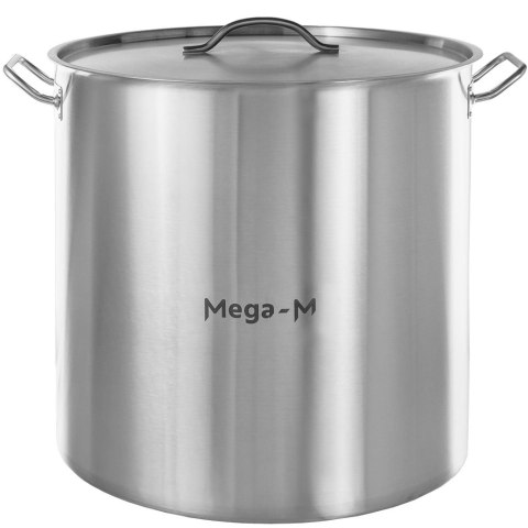 Garnek wysoki inox z pokrywką 130l 55x55 cm MM-B100111