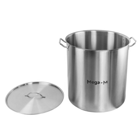 Garnek wysoki inox z pokrywką 143l 55x60 cm MM-B100112