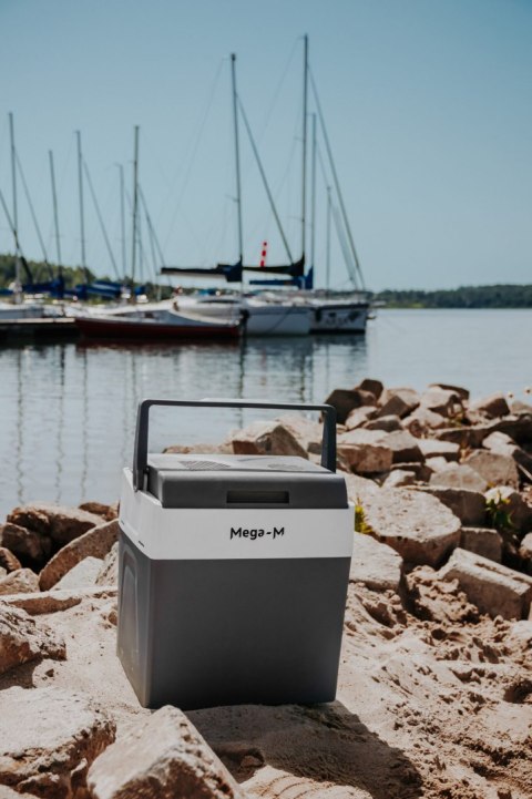 Lodówka turystyczna elektryczna 28l przenośna chłodziarka MTP003553