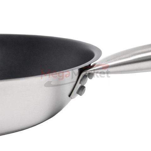 Patelnia nieprzywierająca inox 28 cm gastronomiczna MTP001838