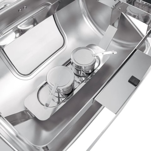 Podgrzewacz stołowy z wizjerem Roll Top GN1/1 9l MTP002769