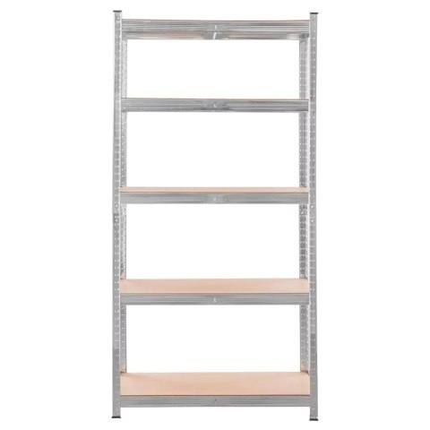 Regał magazynowy Basic 180x90x40 5 półek MDF 175kg ocynk MTP000047