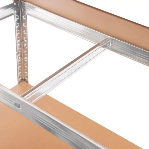 Regał magazynowy Basic 180x90x40 5 półek MDF 175kg ocynk MTP000047