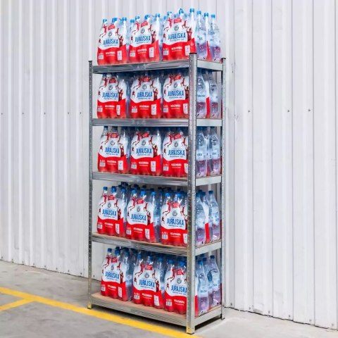 Regał magazynowy Basic 180x90x40 5 półek MDF 175kg ocynk MTP000047