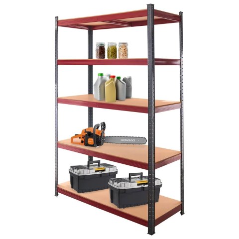 Regał magazynowy Basic Plus 180x120x45 5 półek MDF 275kg MTP000048