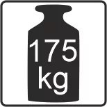 Regał magazynowy Basic Plus 180x150x45 5 półek MDF 275kg MTP000049