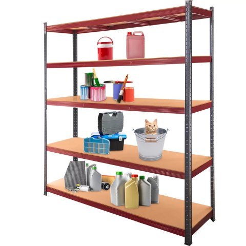 Regał magazynowy Basic Plus 180x180x45 5 półek MDF 275kg MTP000050