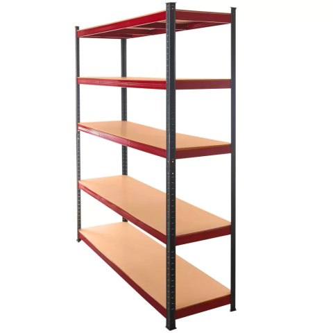 Regał magazynowy Basic Plus 180x180x45 5 półek MDF 275kg MTP000050