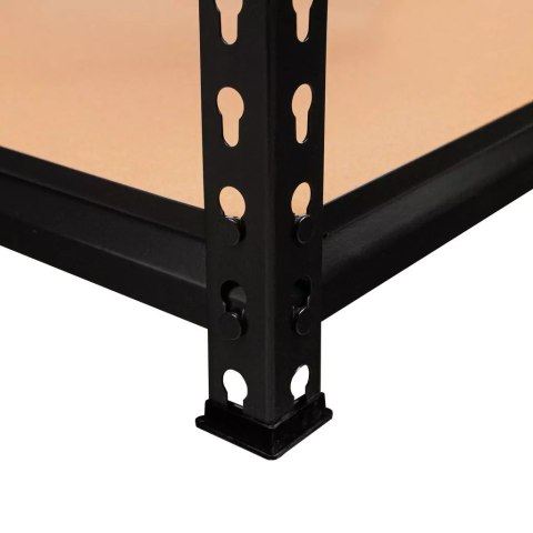 Regał magazynowy Pro Loft 180x120x45 5 półek MDF 275kg czarny MTP000056
