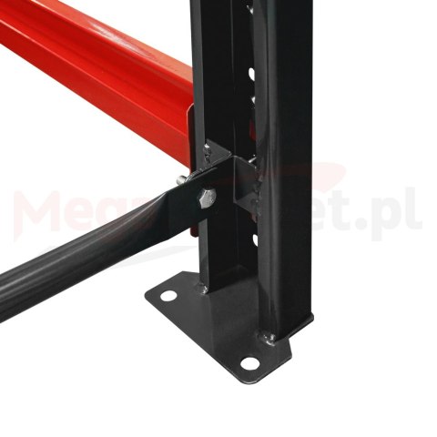 Regał metalowy magazynowy Fortis 4 półki H200 L167 G50 bazowy MPP000002