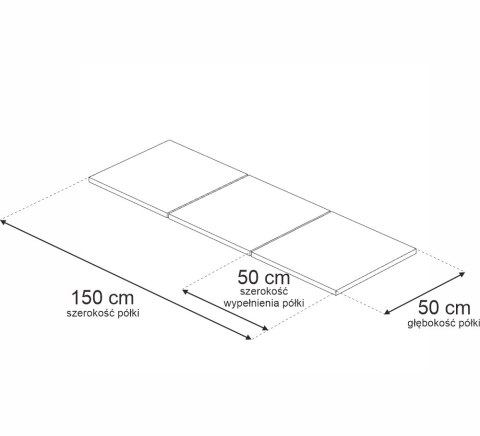 Regał metalowy magazynowy Fortis 4 półki H200 L167 G50 bazowy MPP000002