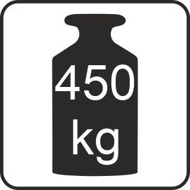 Regał metalowy magazynowy Fortis 4 półki H200 L167 G50 bazowy MPP000002