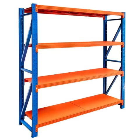 Regał metalowy magazynowy Fortis Light H200 L200 G50 bazowy MPP000426