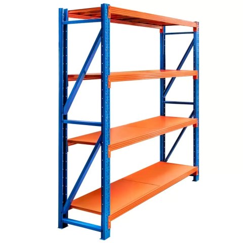 Regał metalowy magazynowy Fortis Light H200 L200 G50 bazowy MPP000426