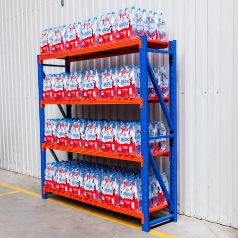 Regał metalowy magazynowy Fortis Light H200 L200 G50 bazowy MPP000426