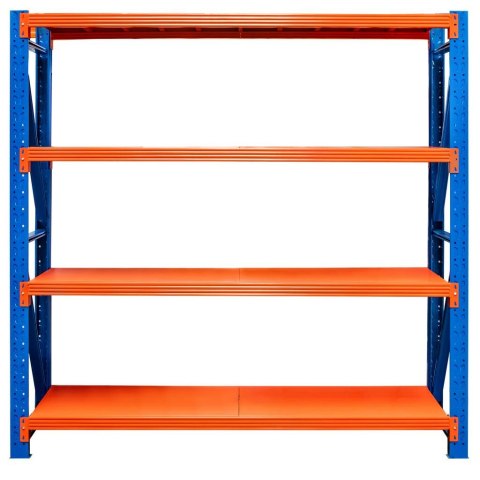 Regał metalowy magazynowy Fortis Light H200 L200 G50 bazowy MPP000426