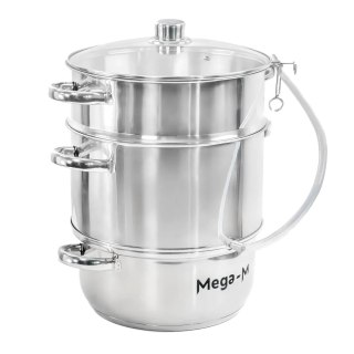 Sokownik parowy 8l stal nierdzewna do przetworów MTP003663