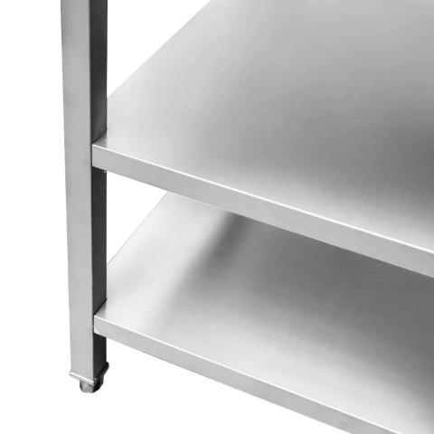 Stół centralny 2 półki 100x60x85 stal nierdzewna MTP001765