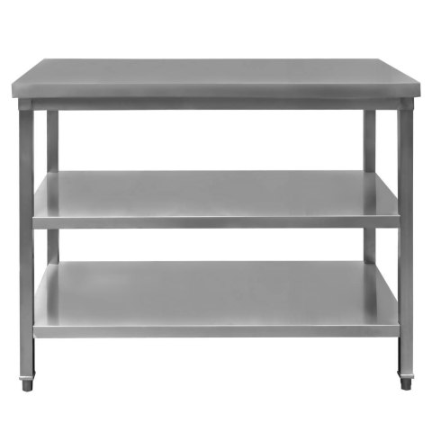 Stół centralny 2 półki 100x60x85 stal nierdzewna MTP001765