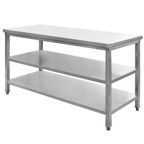 Stół gastronomiczny centralny 2 półki 150x60x85 inox MTP001767
