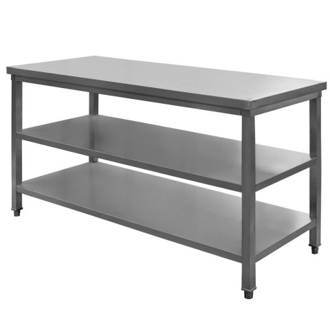 Stół gastronomiczny centralny 2 półki 150x60x85 inox MTP001767