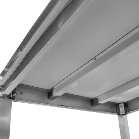Stół gastronomiczny centralny 2 półki 150x70x85 inox MTP001771