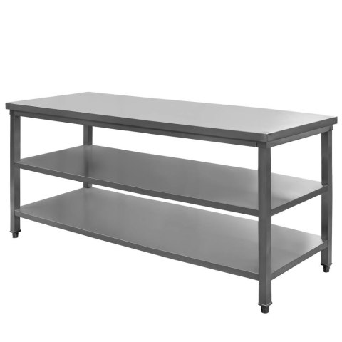 Stół gastronomiczny centralny 2 półki 180x60x85 inox MTP001768