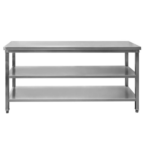 Stół gastronomiczny centralny 2 półki 180x60x85 inox MTP001768