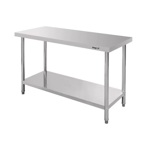 Stół centralny inox z półką Standard 140x60x85 roboczy MTP004371