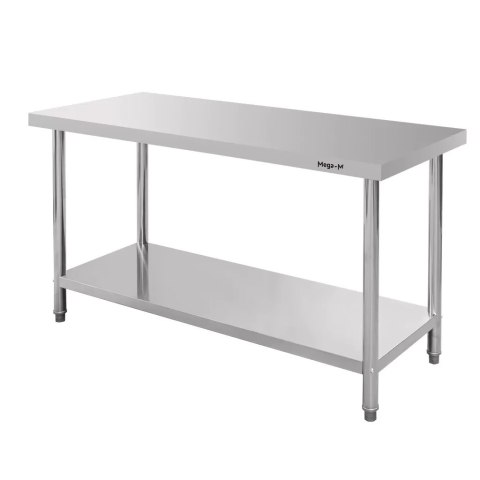 Stół centralny inox z półką Standard 150x60x85 do zaplecza MTP004372