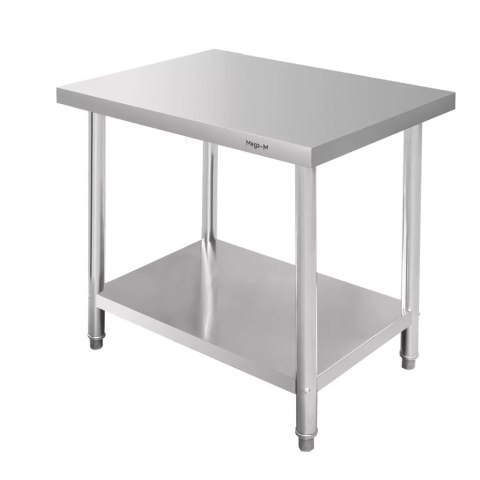 Stół centralny inox z półką Standard 80x60x85 roboczy MTP004368