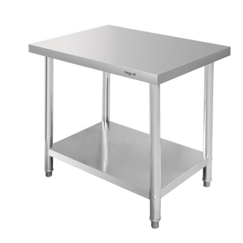 Stół centralny inox z półką Standard 80x70x85 do kuchni MTP004375