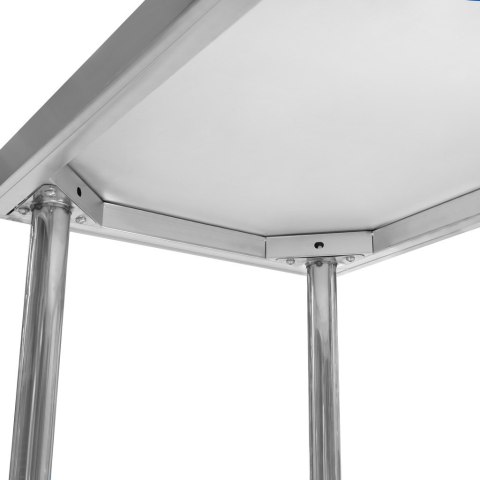 Stół centralny inox z półką Standard 80x70x85 do kuchni MTP004375