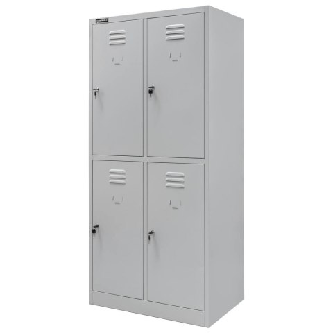 Szafka BHP skrytkowa 4 drzwiowa 80 cm na odzież roboczą MTP002641