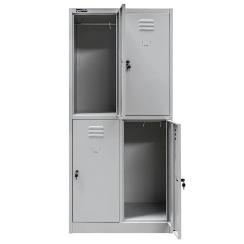 Szafka BHP skrytkowa 4 drzwiowa 80 cm na odzież roboczą MTP002641