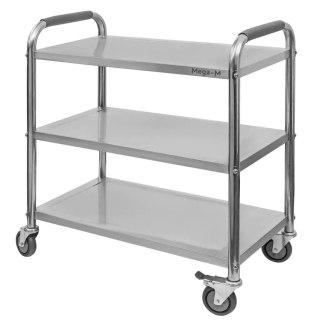 Wózek kelnerski gastronomiczny 75x40x90 3 półki inox Standard MTP004688