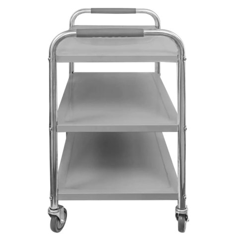 Wózek kelnerski gastronomiczny 90x50x90 3 półki inox Standard MTP004686