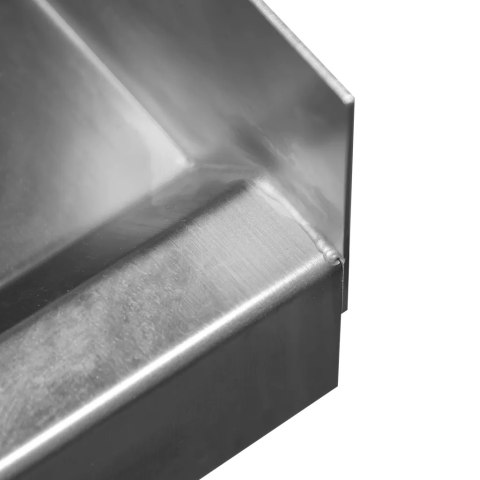 Zlew gastronomiczny 2 komory z szafką 100x70x85 inox MTP004749