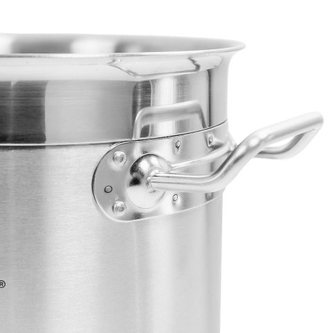 Garnek wysoki inox AISI443 z pokrywą Pro 6l 20x20 cm MTP005027
