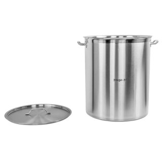 Garnek ze Stali Nierdzewnej Aisi 443 Wysoki Z Pokrywką Pro 115l 50x60 cm