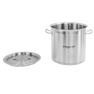 Garnek wysoki inox AISI443 z pokrywką Pro 17l 28x28 cm MTP005029